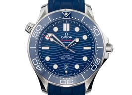 Omega Seamaster Diver 300 M 210.32.42.20.03.001 (2020) - Blauw wijzerplaat 42mm Staal